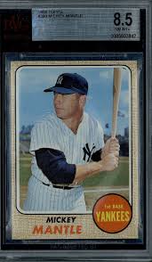 1968 Topps Mickey Mantle #280 BVG 8.5 nm-mt++, psa cross ...