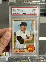 1968 Topps Set-Break #280 Mickey Mantle PSA 6 EX-MT*** Just ...
