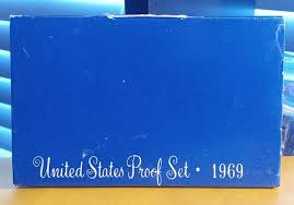 1969 United States Mint Uncirculated Proof Set - 5 Soin Set ...