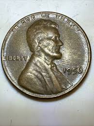 1956 Lincoln Wheat penny no mint mark One Cent Coin Rim Error “L” RARE COIN | eBay