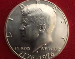 1976 Kennedy Half Dollar, 1976, 1/2 Dollar Coin 1776-1976 JFK UNC, American Coin, United States Half Dollar John F Kennedy - Etsy