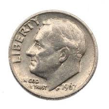 Pièce américaine de collection Roosevelt 10 cents sans ...