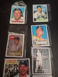 1996 Topps Mickey Mantle Porcelain Reprints 8 Card Complete ...