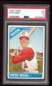 1966 Topps # 30 Pete Rose Cincinnati Reds ... - Amazon.com