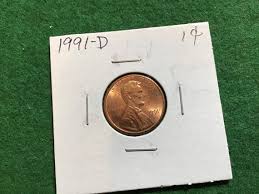 1991-D - Lincoln Memorial Cent Penny - No 8471 - in a ...