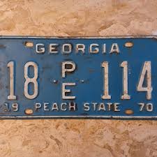 State of Ga Vintage Plates for Wall Decor - Etsy