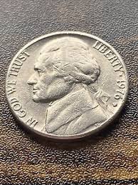 1976 D Jefferson Nickel Five (5) Cent Error Filled “D” RPM ...