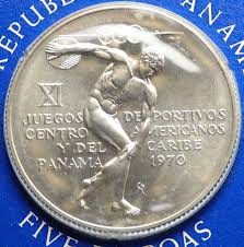 1970 PANAMA Olympic Games GREEK DISC THROWER ...