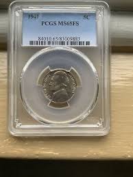 1941-D PCGS MS-65 FS Full Steps Jefferson Nickel 5C SOME TONING PRESENT | eBay