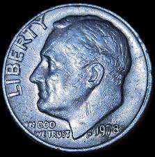 Rare 1978 No Mint Mark Roosevelt Dime W/ Double Die ...