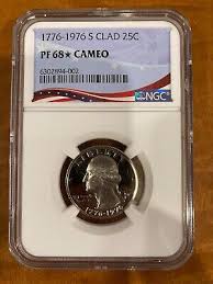1976 S Washington Quarter 25c NGC PR68 ✯ STAR ✯ Cameo Rare ...