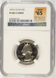 1976 S Washington Quarter Ngc Pf 68 (star) Cameo (rank