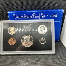 1969 Clad Proof Set U.S. Mint Original Government Packaging ...