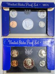 1971 & 1972-S US Mint Proof 5 Coin Sets in | Mercari