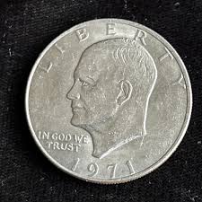 1971 EISENHOWER DOLLAR COIN NO MINT Mark | eBay