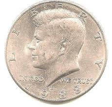 1988 D Kennedy Half Dollar - AU | eBay