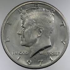 Rare Coins & Relics - 1971-D Kennedy Half Dollar