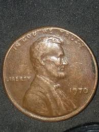 Vintage 1970 Error Lincoln Penny No Mint Mark - Etsy