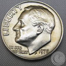 1978-P ROOSEVELT DIME GEM BU OUT OF MINT SETS US ...