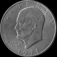 1971, 72, 74, 76, 77, 1978 Eisenhower Ike Dollar Circulated ...