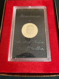 1971 S Proof Eisenhower Original Brown Box Ike Dollar 40% Silver US Coin | eBay