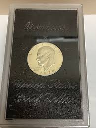1974 S United States Eisenhower Proof Dollar In Secure Plastic Holder | eBay
