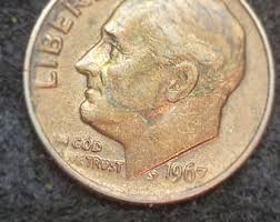 Roosevelt Dime 1967 Error, Naked - Etsy