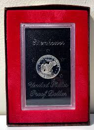 1971-S Proof Eisenhower SILVER Dollar In OGP-Halo Toning!-(bin2116T) | eBay