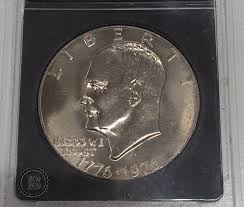 1976-D Eisenhower Bicentennial Dollar BU in Generic Slab | eBay