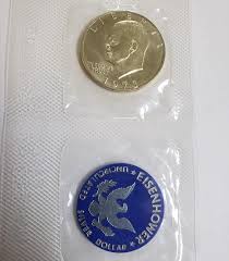 1973-S Eisenhower Dollar ~ 40% Silver BU Uncirculated Mint ...