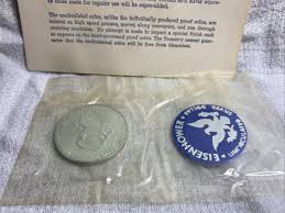 1971 40% SILVER UNCIRCULATED EISENHOWER ONE DOLLAR $1 COIN ...