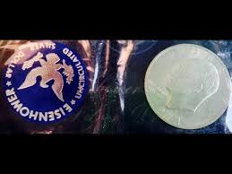 1971-S 40% Silver Eisenhower Dollar - YouTube