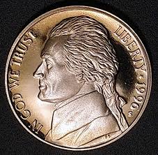 1996s Jefferson nickel Gem choice Steps | Mercari