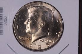 1985-D Kennedy Half Dollar. Modern Half. Gem UN-Circulated ...