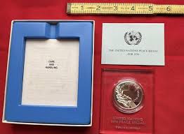 1976 FRANKLIN MINT PROOF Sterling Silver .925 United Nations ...