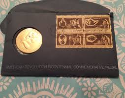 1972 American Revolution Bicentennial Commemorative Medal First Day Cover | eBay