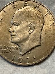 1971 D Eisenhower one dollar silver coin rare | Mercari