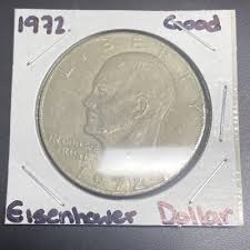 1972 No Mint Mark Eisenhower Dollar Good Condition Coin ...