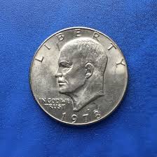 1978 D Eisenhower Dollar Obverse STRUCK THRU ERROR | eBay