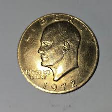 1972 gold plated Eisenhower dollar · Whatnot: Shop, Sell ...