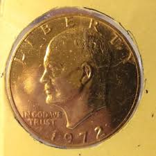 1972 Eisenhower Gold Dollar - Etsy