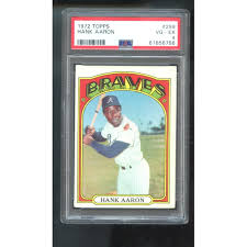 1972 Topps #299 Hank Aaron PSA 4 Graded Baseball Card MLB ...