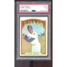 1972 Topps #300 Hank Aaron In Action IA PSA 4 Graded ...
