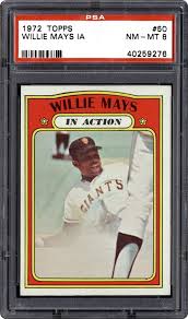 1972 Topps Willie Mays (In Action) | PSA CardFacts®