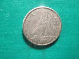 1961 Canada Elizabeth II Silver Dime 10 Cent Coin | eBay