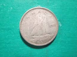 1951 Canada George VI Silver Dime 10 Cent Coin | eBay