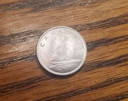 1968 Canada 10 Cent SILVER *inv - Etsy