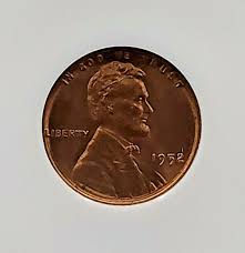 1952 P 1c Lincoln Wheat Cent Penny Coin NGC MS66 RD DIE ...