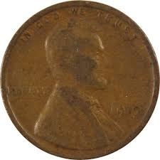 1919 Lincoln Wheat Cent VG Very Good Penny 1c Coin