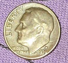 Rare 1979 D Dime Ddo Planchet Error Stamped Over Penny ...